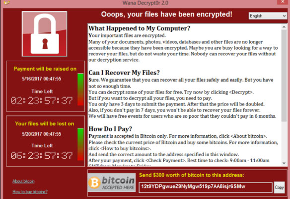 Imagem Ransomware Solicitação de Resgate Ransomware